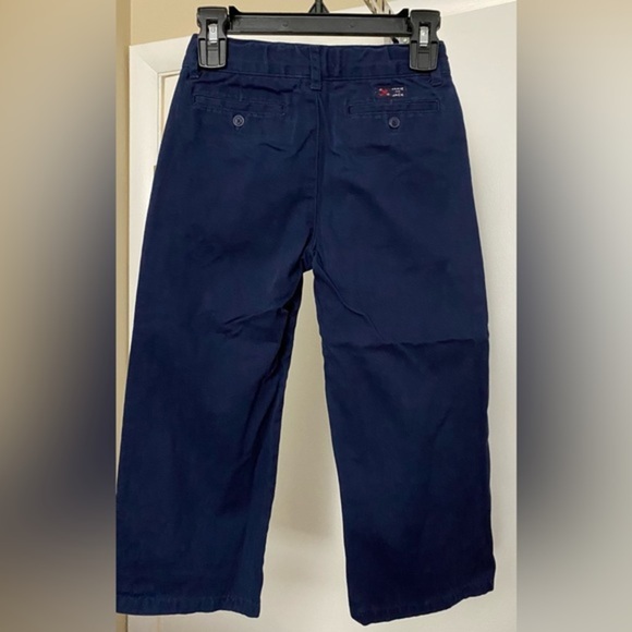 Janie and Jack Navy Cotton Pants Airplane 4T - Picture 6 of 6